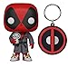 Price comparison product image Deadpool Bedtime Pop! Vinyl Collectible Figure Keychain Set