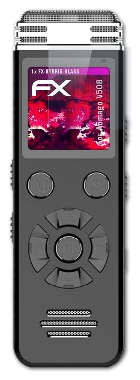 atFoliXPlastic Glass Protective Film compatible with Aomago V508, 9H Hybrid-Glass FX Screen Protector