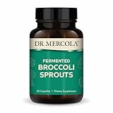 Dr. Mercola Organic Fermented Broccoli Sprouts - Provides Super Antioxidants - Supports Detoxification Processes - Organic Whole Broccoli - Non-GMO, Gluten-Free & Soy-Free - 30 Capsules (30 Servings)