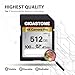 [5-Yrs Free Data Recovery] GIGASTONE 512GB SD Card with USB Type C Card Reader, 4K Camera Pro, A1 V30 U3 SDXC Memory Card Compatible with Canon Nikon Sony Panasonic Digital Camera, with 1 Mini case