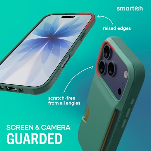 Image of Smartish iPhone 17 Pro Wallet Case - Wallet Slayer Vol. 1 [Slim + Protective] Credit Card Holder - Drop Tested Hidden Credit Card Slot Cover for Apple iPhone 17 Pro - So Jaded