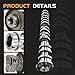 Raodelupe 5047913AD Right Side Intake Camshaft Compatible with Dodge Durango For Jeep Grand Cherokee Wrangler Gladiator For Chrysler Pacifica Voyager 3.6L V6 2016-2024 5047913AA 5047913AB 5047913AC