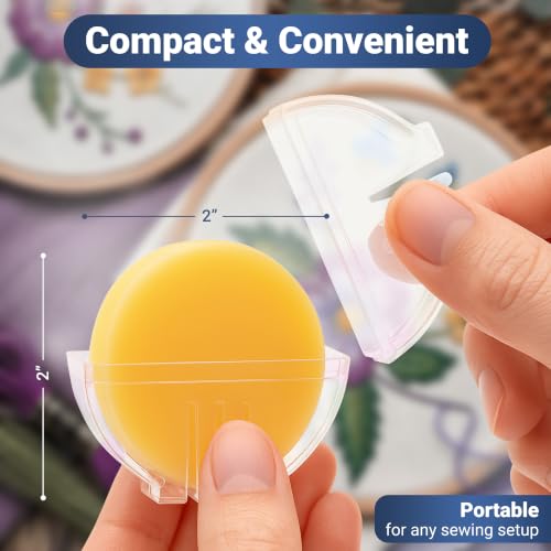 Image of Thread Wax and Thread Conditioner - for Sewing and Gloss Threads Waxer. Magic Conditioner for Hand Sewing Embroidery. Hand Quilting Supplies to Strengthen and Reduce Knots