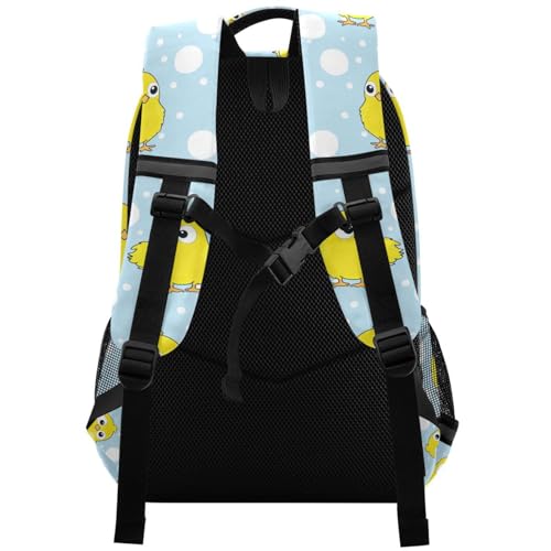 KLL Cute Simple Chicks Yellow Designed kids backpacks for girls with large bookbag for teen girls mochila para ni?a2