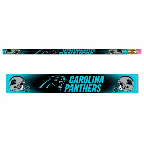 NFL Carolina Panthers Pencils, Pack of 6