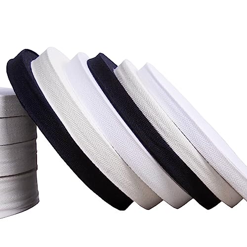 Nastro Twill a Spina di Pesce 20mm 50m Cotone Bias...