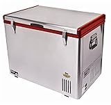 Basecamp by Mr. Heater AC/DC Fridge/Freezer (Silver/Red, 42-Quintal)