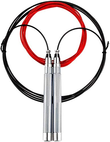 NA High-Speed ​​2 Cuscinetto Autobloccante Salto della Corda - Regolabile Fitness Corde, Impugnatura Antiscivolo Lega - Perfetto for all'aperto, Una Palestra, Saltare, Formazione Boxe