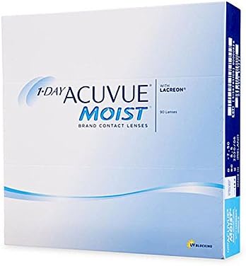 Acuvue 1 Day Moist 90 Lens Pack Contact Lens - (-8.50)