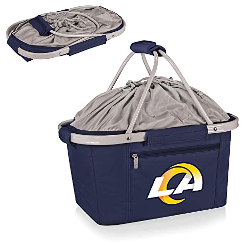 PICNIC TIME Bolsa dobrável Navy Los Angeles Rams Metro Basket