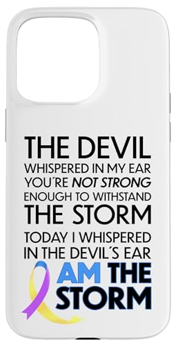 Bladder Cancer Warriors I Am The Storm, I Will Survive �X�}�z�P�[�X iPhone 15 Pro Max �p