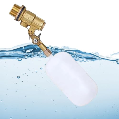 Válvula de flotador para estanque de jardín y piscina con control de nivel ajustable 2