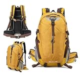 QinTaoECCL Mochila de montañismo, mochila ligera de tela Oxford, impermeable, desmontable como mochila de ocio, 40 l, incluye funda para la lluvia, adecuada para actividades al aire libre, viajes y