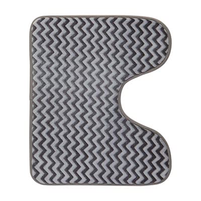 Alfombra para dormitorio gris de 50 x 80 cm que aporta calidez 5