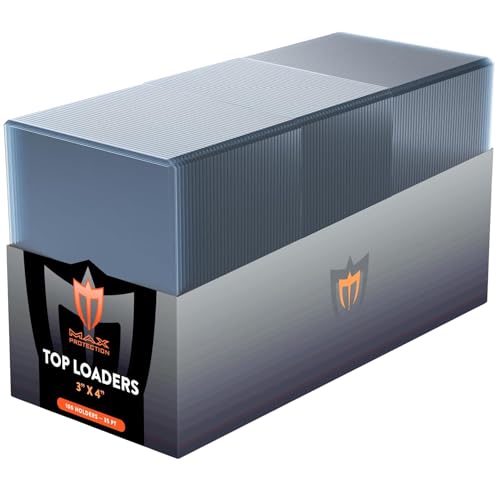 Cartes de sport Pro 3 x 4 protection rigide top loader 100 carats pour étui de rangement