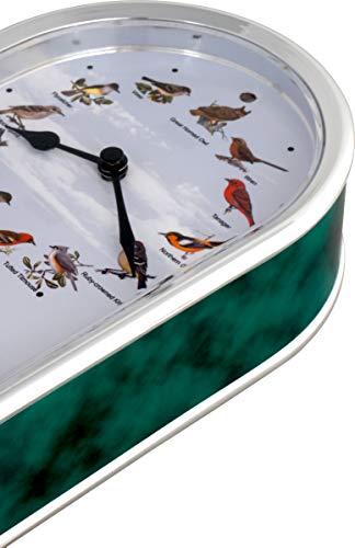 Justime Tall Owl Lovely Collection Plays 12 Popular Bird's Songs Table Clock Home Deco Multi-Color Unique Gift Selection(Tcbd-O-Gm-C) #TOP4