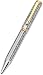 Xezo Legionnaire 18-Karat Gold, Platinum Plated Twist-Action Medium Point Ballpoint Pen. Diamond-Cut Engraved. Finely Hand-Etched. Individually Numbered. A Unique Gift (Legionnaire 500 B)