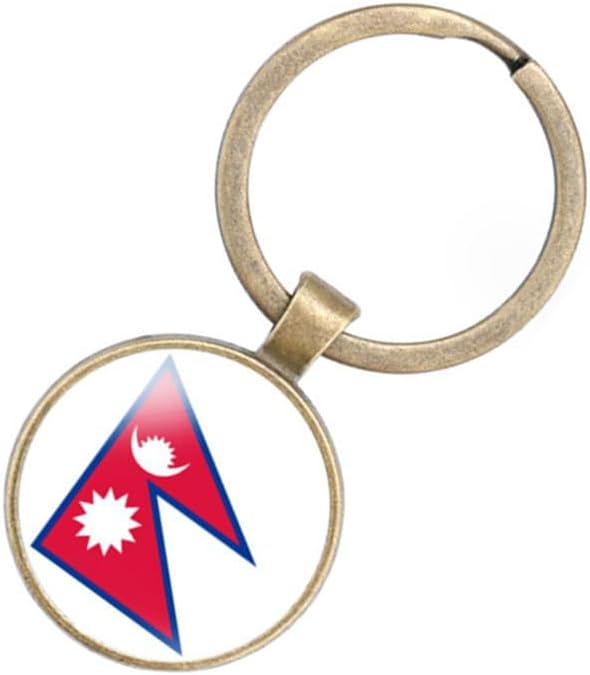 World Most Countries Flag Keyring Key Chain Zinc Alloy Keychains Daily Keychain Home Car Keys for Men Women