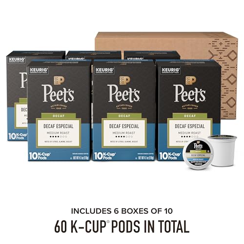 Peet's Coffee Coffee Pods, Medium Roast, Decaf Especial, 60 K Cups - image 3