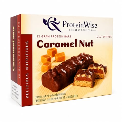 ProteinWise Barra de Proteína Sabor Caramel Nut miniatura 1