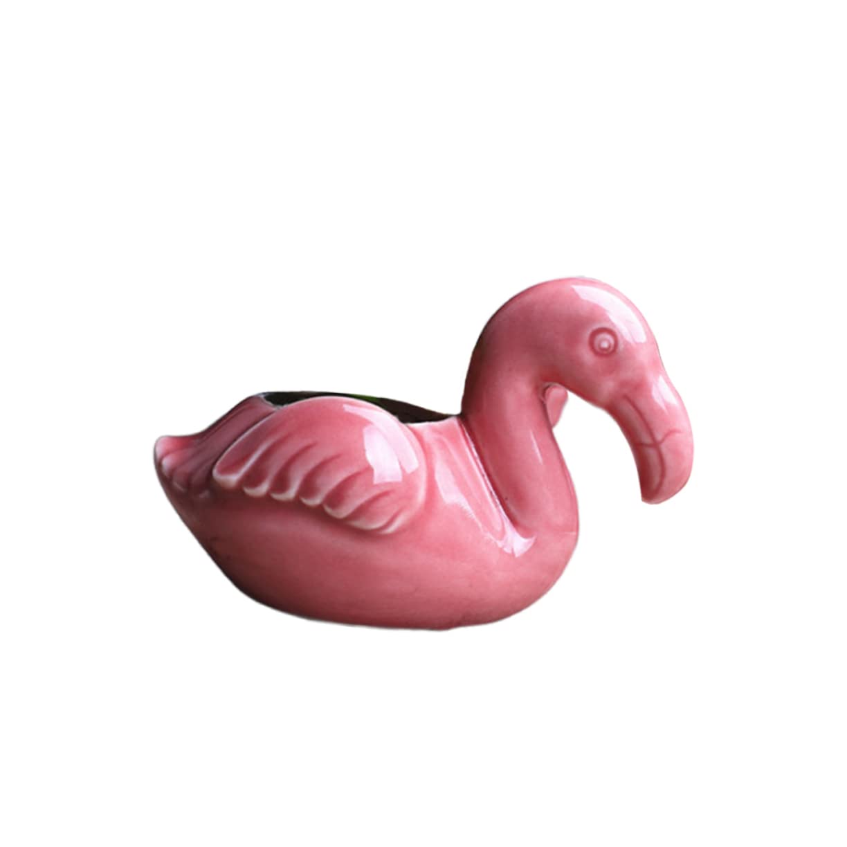 Pink Flamingo Planter Pot Flamingo Flower Pot Pink Succulent Pot Pink Planter Pot Indoor Plant Pots Home Decor Plant Decor Pots for Plants Succulent Plant Container Vase Ceramics