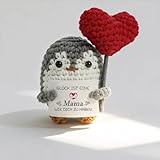 TMEINSONN Geschenke für Mama Geschenk, Geburtstagsgeschenk für Mama Geschenke für Frauen, Handgemachte Pinguin Beste Mutter Tochter Geschenk zum Muttertagsgeschenk