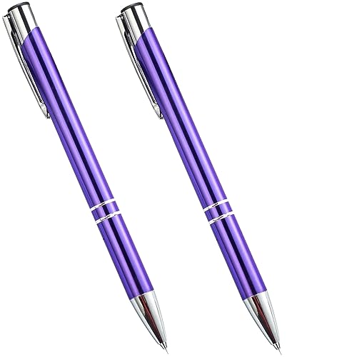 aigHOMnE 2 Pcs Pin Pen Weeding Pen Tool for Easy Weeding Vinyl, Quick Air Release Vinyl Weeding Pen, Retractable Weeding Pen Pin, Tint Tools Pen Pin Pinpen (2 Pcs Purple)