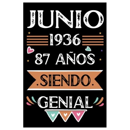 CUADERNO, Junio 1936, 87 Años Siendo Genial: Libro de visitas, cuaderno, 110 páginas de felicitaciones, idea de regalo, regalo Para la esposa, novia, mujer, La madre