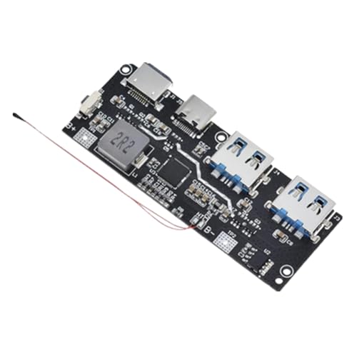 GETBSTOOP QC4.0 QC3.0 LED Dual USB 5V 4.5A 22.5W Micro/Type-C USB Mobile Power Bank DIY Mobile Power Bank Circuit Board Fast Charging Mobile Power Module Temperature/Circuit Protection