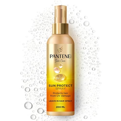 Pantene Sun Care Sun Protect Leave-In Hair Spray with Niacinamide 200ml Protects Hair from UV Damage Lightweight Mist for Daily use Sparkling Fresh Scent Suitable for All Hair Types