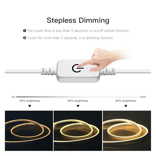 Interrupteur de lumière LED 5V tactile pour ruban variable - 4