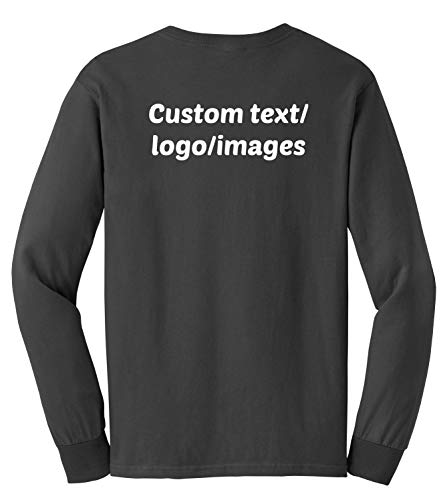 INK STITCH Unisex Ultra Cotton Custom Design Your Own Long Sleeve T-Shirt (Multi Colors)2