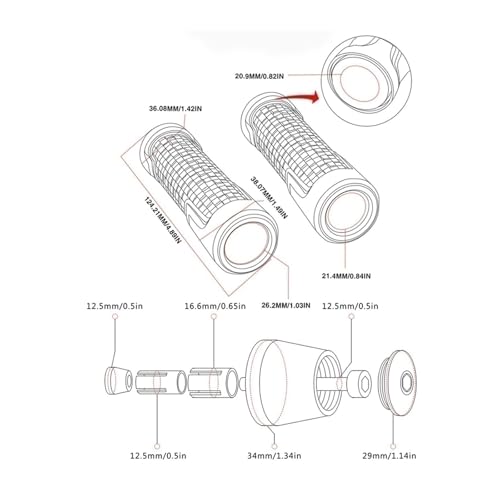 Leviers CFMOTO 650MT remplacer commandes cassées ou usées