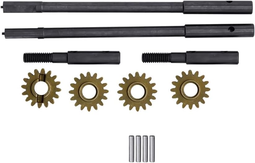 Caixa de engrenagens reversa do rolamento da roda dianteira e traseira Adelante 1/10 carro de cabeça oblíqua SCX10 II escalador - (Color: Black)