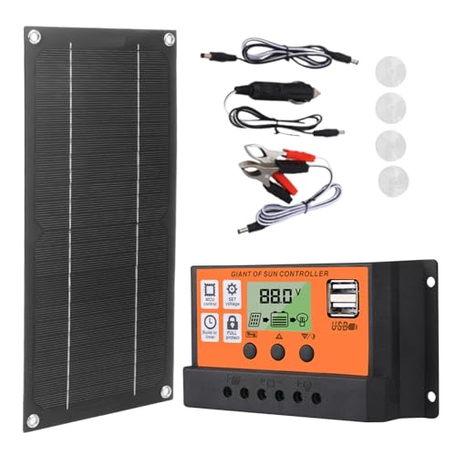 Controlador de cargador de batería de 18 V: paneles solares monocristalinos, paneles solares del techo | Mejor panel solar con 600W 100 A Eficiencia, de energía solar para pequeñas empresas, p