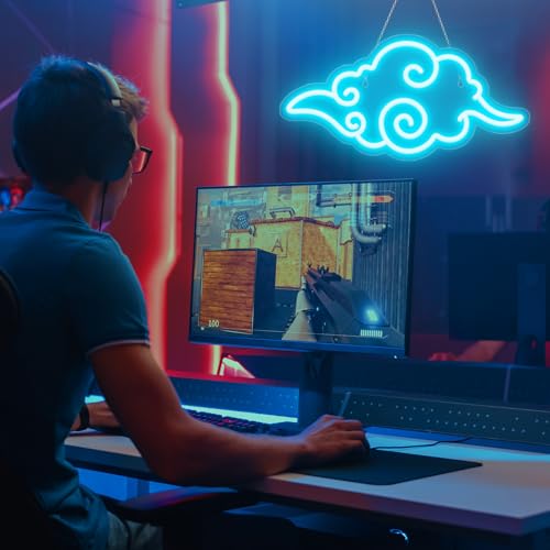 Image of Game Neon Signs Gaming Led Neon Sign For Wall Decor,Dimmable Brightness Neon Signs For Teen's Bedroom Kids Room Gamer Zon Decor,12.7 * 9.8 Inch