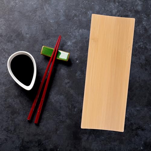 Set de 2 platos para sushi estilo japonés reutilizables miniatura 6