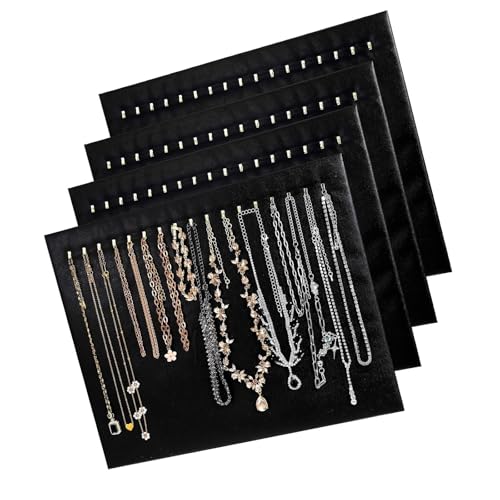 Support à bijoux noirs pour éviter les colliers emmêlés