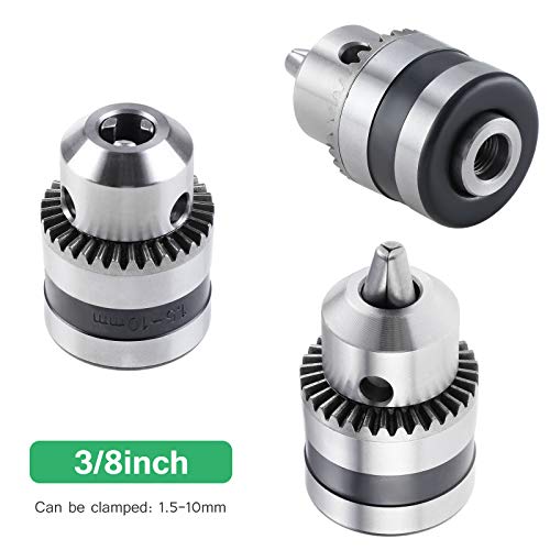 HSEAMALL Handbohrmaschine, manueller Kurbelbohrer, 3/8 Zoll (1,5–10 mm) Kapazität, Doppelritzel, Bohrfutter, Handbohrmaschine für Holz, Kunststoff, Acryl, Leiterplattenstanzen