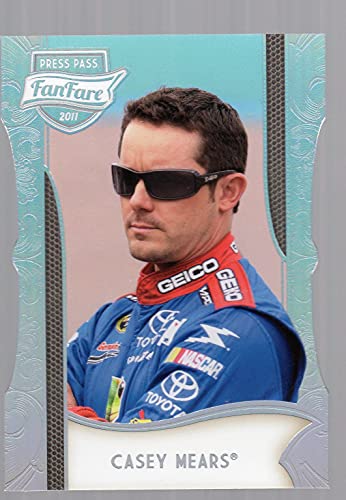 2011 Press Pass FanFare Racing Gold Die Cuts #27 Casey Mears