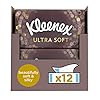 Kleenex Ultra zachte gezichtsweefsels – pak van 12 tissuedozen – ons zachtste weefsel – uiterst zachte en zijdeachtige…