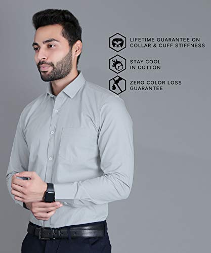 Image of FIFTH ANFOLD Men's Solid Slim Fit Shirt