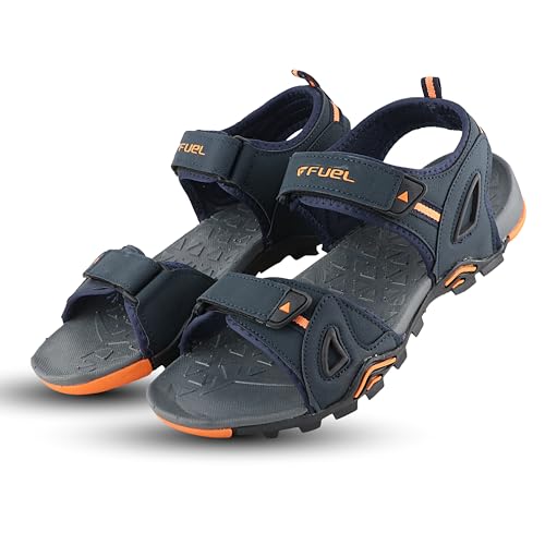 Image of FUEL Thar Sandals & Floaters for Mens & Boys Comfortable & Lightweight Dailywear, Anti-Skid Flexible & Breathable for Running, Walking Stylish Casual Sandal for Outdoor Footwear For Gents