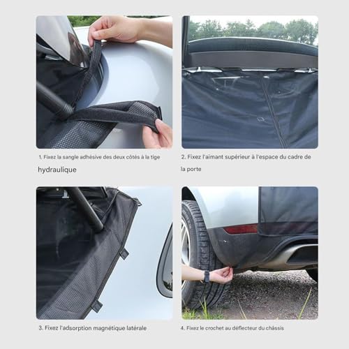 Moustiquaire pour camping car avec filet de ventilation