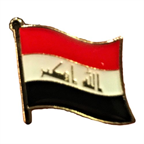 Backwoods Barnaby Iraq Flag Lapel Pin