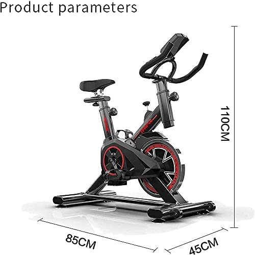 Image of Indoor Cycling Bike Stationary Exercise Bike for Home Gym Cardio Bike Fitness Training Bike with Comfortable Seat Cushion Indoor Weight Loss Sports Equipment
