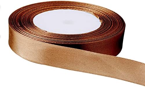 25 Yards / 23Meters Of Satin Ribbon 12mm In Multiple Colours Satin Ribbon Tying Gift Ribbon Wedding Trimming Crafts Apron Deco. Many Colours BUY ANY 3 Colours & GET 1 FREE (Black)
