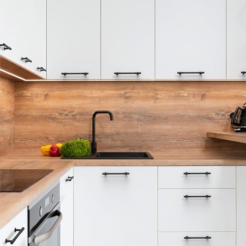 9BUILD 10 Pack 10 Inch Matte Black Cabinet Pulls Kitchen Cabinet Handles Black Cabinets Hardware Kitchen Drawer Pulls by 9BUILD - Image 5