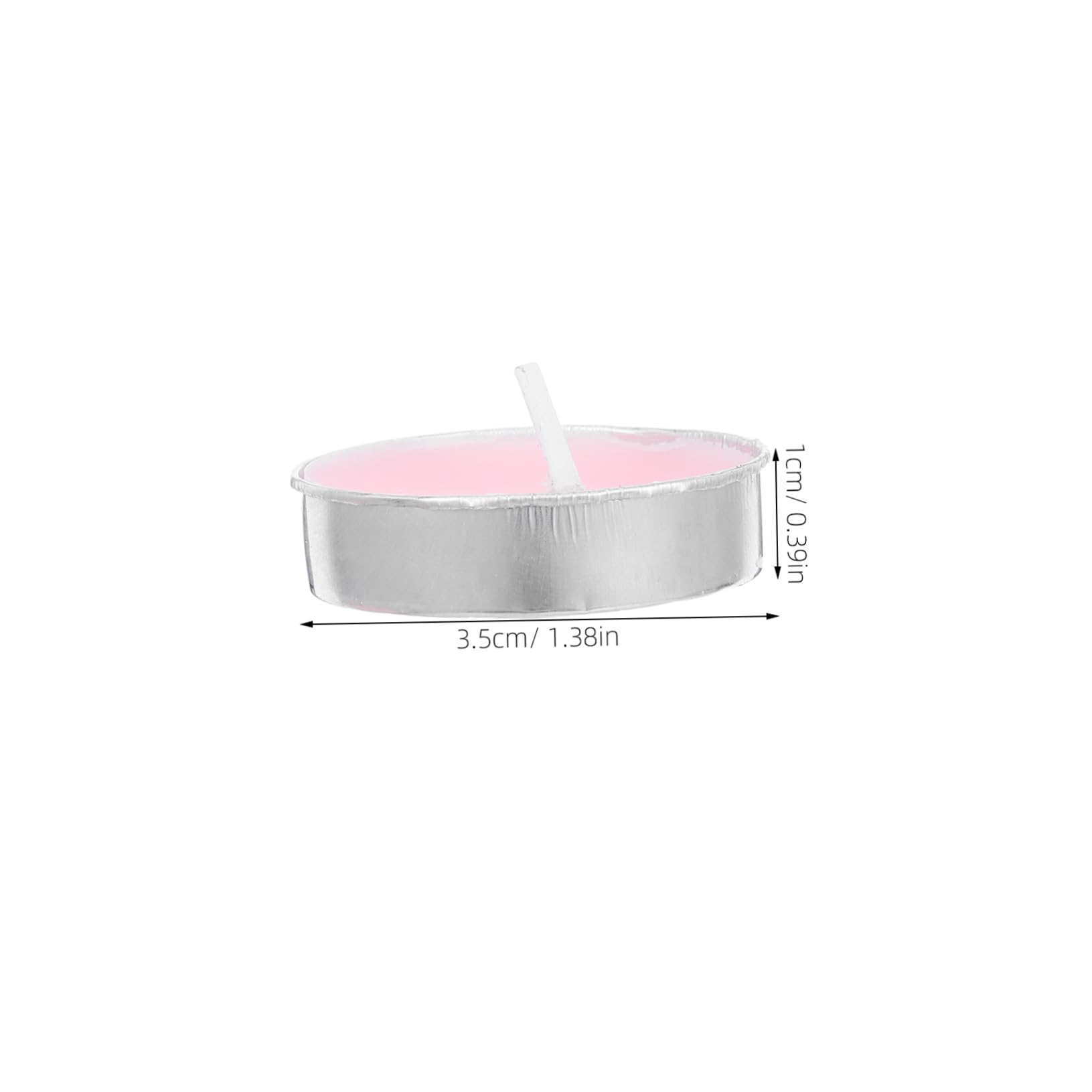 Ciieeo 50Pcs Unscented Mini Tealight Candles Round Household Candles for Weddings Romantic Dinners and Home Burning Smokeless for Event Centerpieces