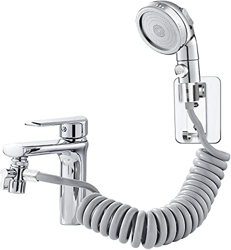 Duschkopf, Ntrjtrss Handbrause Mit 2M Schlauch, Hochdruck Wassersparend Brausekopf Set, Wassersparend Mit Druckerhöhung für Mehr Wasserdruck Cover